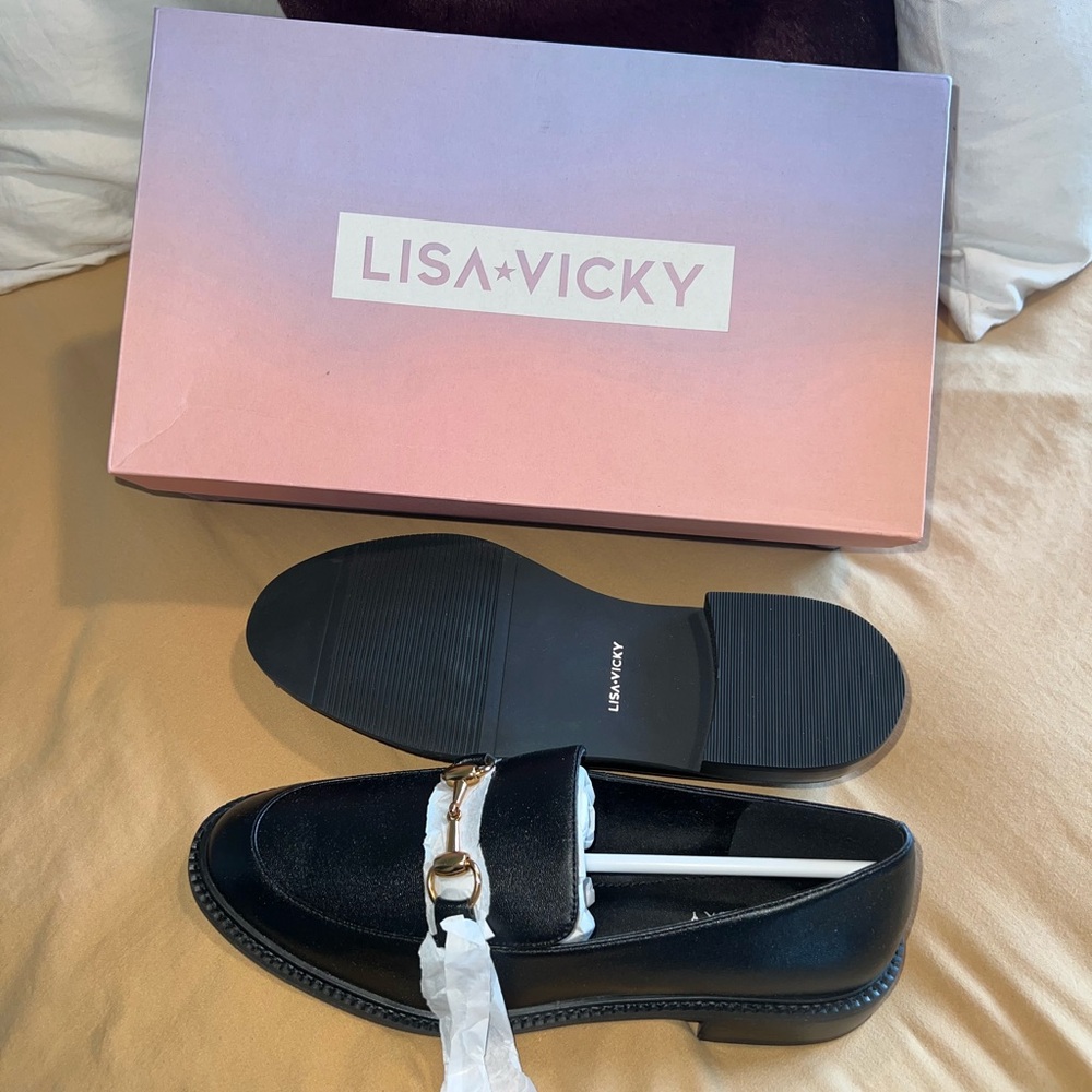 Lisa Vicky Zany V black Sheep Nappa loafers